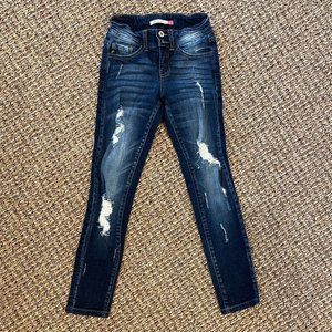 Kancan Skinny Stretch Cuffed Jean